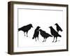 A Conspiracy of Ravens No. 2-Janel Bragg-Framed Art Print