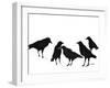 A Conspiracy of Ravens No. 2-Janel Bragg-Framed Art Print