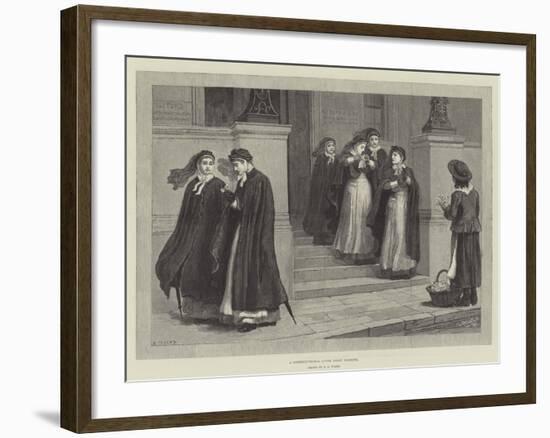 A Constitutional after Night Nursing-Edmund Richard White-Framed Giclee Print