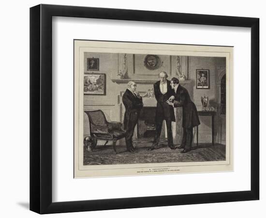 A Consultation-Charles Green-Framed Giclee Print