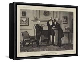 A Consultation-Charles Green-Framed Stretched Canvas