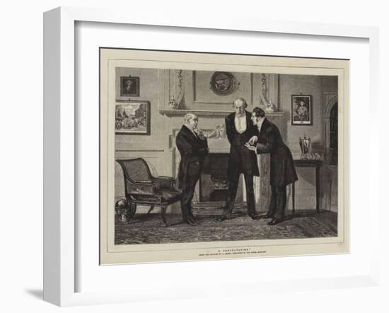 A Consultation-Charles Green-Framed Giclee Print