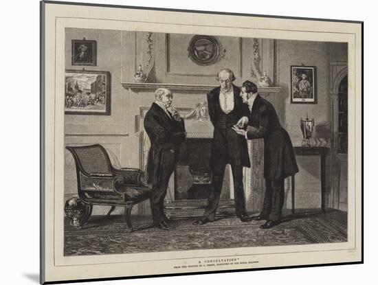 A Consultation-Charles Green-Mounted Giclee Print