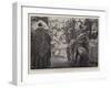 A Contrast, Peasants and Parisians at Rennes-Charles Paul Renouard-Framed Giclee Print