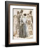 A Conversation-Constantin Guys-Framed Giclee Print