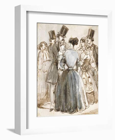 A Conversation-Constantin Guys-Framed Giclee Print