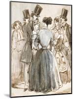 A Conversation-Constantin Guys-Mounted Giclee Print