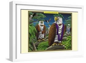 A Convocation of Imperial Eagles-Richard Kelly-Framed Art Print