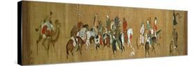 A Convoy of Mongols, Chinese, 14th Century-null-Stretched Canvas