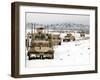 A Convoy of Vehicles During a Route Clearing Procedure in Afghanistan-Stocktrek Images-Framed Photographic Print