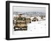 A Convoy of Vehicles During a Route Clearing Procedure in Afghanistan-Stocktrek Images-Framed Photographic Print
