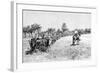 A Convoy of Wagons, South America, 1895-null-Framed Giclee Print