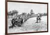 A Convoy of Wagons, South America, 1895-null-Framed Giclee Print