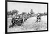 A Convoy of Wagons, South America, 1895-null-Framed Giclee Print