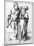 A Cook and His Wife, C.1496-Albrecht Dürer-Mounted Giclee Print