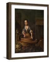 A Cook, Dutch Painting of 18th Century-Louis De Moni-Framed Giclee Print