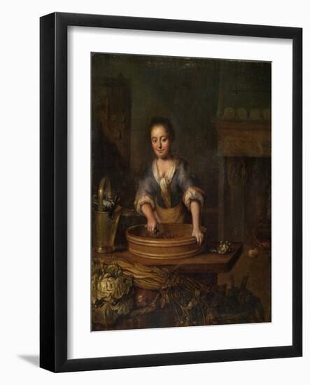 A Cook, Dutch Painting of 18th Century-Louis De Moni-Framed Giclee Print