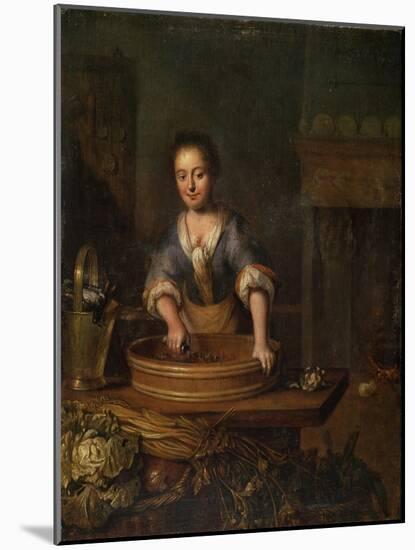 A Cook, Dutch Painting of 18th Century-Louis De Moni-Mounted Giclee Print