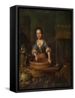 A Cook, Dutch Painting of 18th Century-Louis De Moni-Framed Stretched Canvas