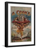 A Cook's Ticket Will Take You Anywhere You Wish, 1905-Alex K. Sutton-Framed Giclee Print