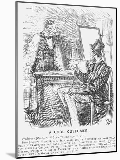 A Cool Customer, 1871-Charles Samuel Keene-Mounted Giclee Print