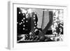 A Cool Male Dj on the Turntables-dubassy-Framed Photographic Print