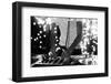 A Cool Male Dj on the Turntables-dubassy-Framed Photographic Print