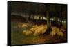 A Cool Retreat, 1881 (Oil on Canvas)-Henry Garland-Framed Stretched Canvas