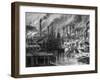 A Copper Factory in Cornwall, 19th Century-Jean Baptiste Henri Durand-Brager-Framed Giclee Print