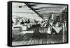 A Copy of a Photograph of the Ward Deck of the Atlas Smallpox Hospital Ship, C1890-C1899-null-Framed Stretched Canvas