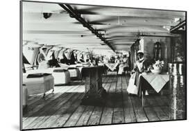 A Copy of a Photograph of the Ward Deck of the Atlas Smallpox Hospital Ship, C1890-C1899-null-Mounted Photographic Print