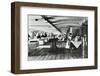 A Copy of a Photograph of the Ward Deck of the Atlas Smallpox Hospital Ship, C1890-C1899-null-Framed Photographic Print