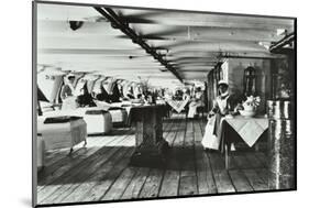 A Copy of a Photograph of the Ward Deck of the Atlas Smallpox Hospital Ship, C1890-C1899-null-Mounted Photographic Print
