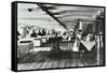 A Copy of a Photograph of the Ward Deck of the Atlas Smallpox Hospital Ship, C1890-C1899-null-Framed Stretched Canvas