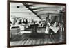 A Copy of a Photograph of the Ward Deck of the Atlas Smallpox Hospital Ship, C1890-C1899-null-Framed Photographic Print