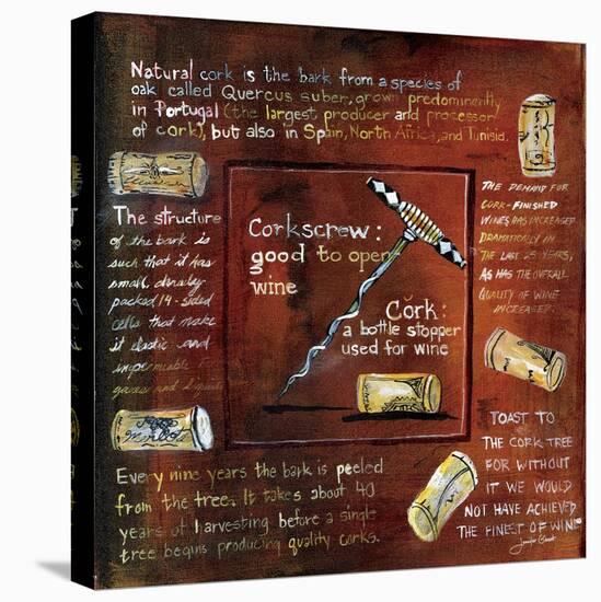 A Cork Story-Jennifer Garant-Stretched Canvas