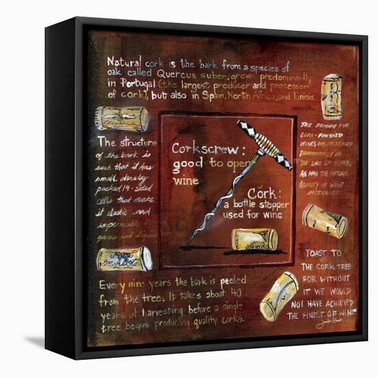 A Cork Story-Jennifer Garant-Framed Stretched Canvas