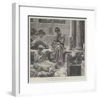 A Corner in the Market-Place-Sir Edward John Poynter-Framed Giclee Print