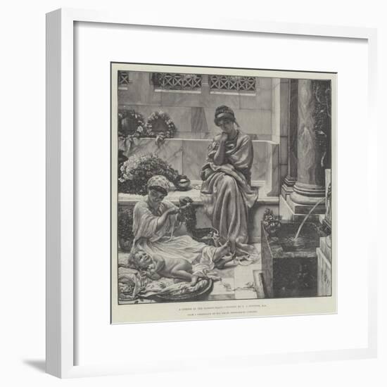 A Corner in the Market-Place-Sir Edward John Poynter-Framed Giclee Print