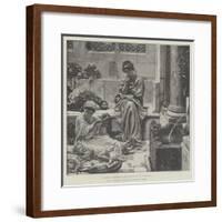 A Corner in the Market-Place-Sir Edward John Poynter-Framed Giclee Print