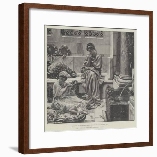 A Corner in the Market-Place-Sir Edward John Poynter-Framed Giclee Print