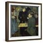 A Corner in the Moulin De La Galette-Henri de Toulouse-Lautrec-Framed Giclee Print