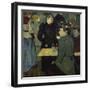 A Corner in the Moulin De La Galette-Henri de Toulouse-Lautrec-Framed Giclee Print