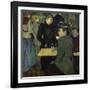 A Corner in the Moulin De La Galette-Henri de Toulouse-Lautrec-Framed Giclee Print