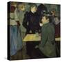 A Corner in the Moulin De La Galette-Henri de Toulouse-Lautrec-Stretched Canvas