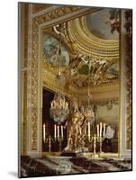 A Corner of the Cabonet Des Jeux, the Card-Room, at Vaux-Le-Vicomte-Charles Le Brun-Mounted Giclee Print