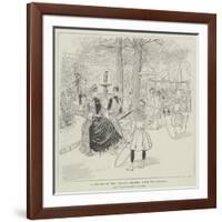 A Corner of the Champs Elysees, Near the Cirque, from Paris Brillant-null-Framed Giclee Print