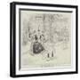 A Corner of the Champs Elysees, Near the Cirque, from Paris Brillant-null-Framed Premium Giclee Print