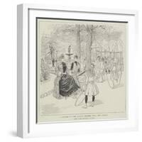 A Corner of the Champs Elysees, Near the Cirque, from Paris Brillant-null-Framed Giclee Print
