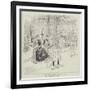 A Corner of the Champs Elysees, Near the Cirque, from Paris Brillant-null-Framed Giclee Print